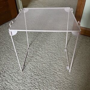 Pink Metal Locker Shelf